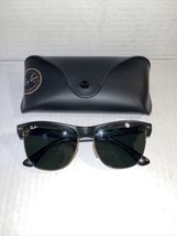 Ray Ban Used Clubmaster Oversized Green Lenses Black Frames RB4175 877 145 3N - $84.15