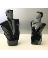 Signed Piotrowski Mr. and Mrs. Art Deco Busts - 1993 - $85.00