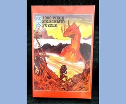1996 F.X.Schmid Sealed Dragon Of Wantly 1000pc Puzzle Gothic 20x27" - $87.07