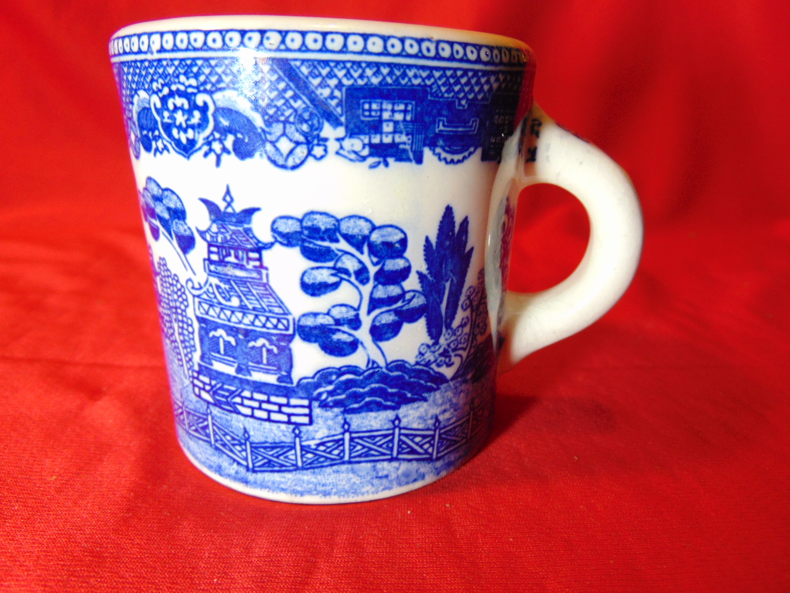 Primary image for 3 3/8", Restaurant Ware, Blue Willow Coffee Mug, from NASCO, Japan.