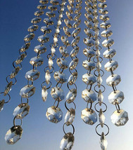 264FT Acrylic Crystal Octagonal Beads Curtain Wedding Party Decor Garlan... - $64.96