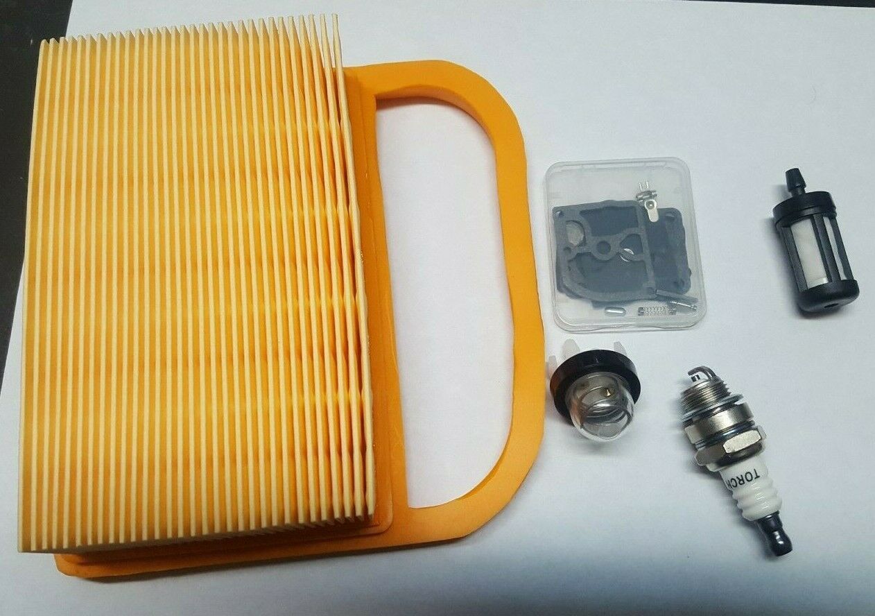TUNE UP 4 STIHL TS 420 Concrete Saws FUEL/AIR FILTER PRIMER SPARK PLUG