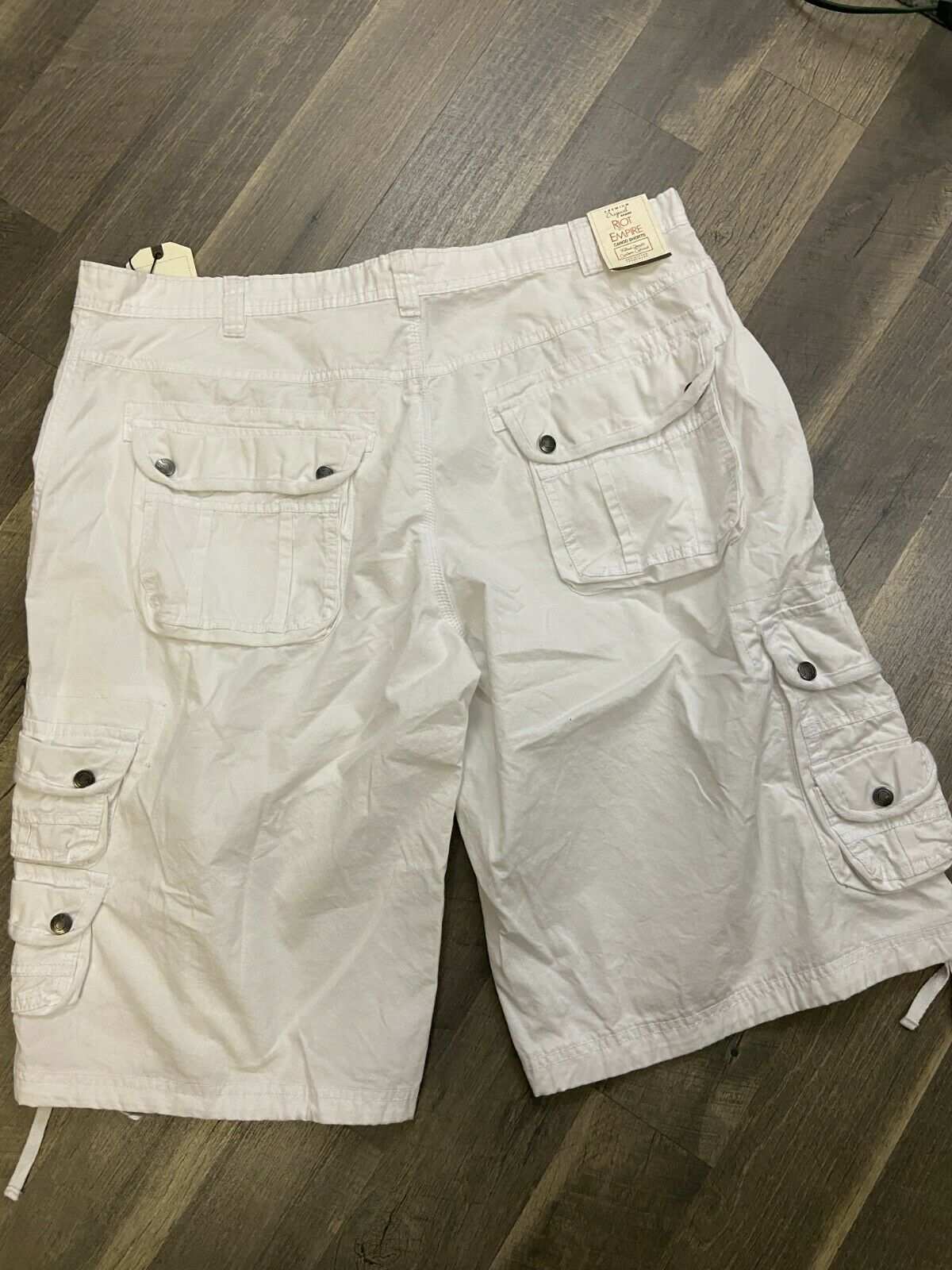 riot empire cargo shorts