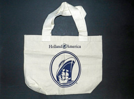 Holland America Cruise Line Canvas Tote Bag (#3) - Vintage New! - $15.00
