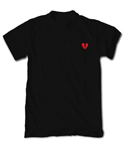 black broken heart shirt