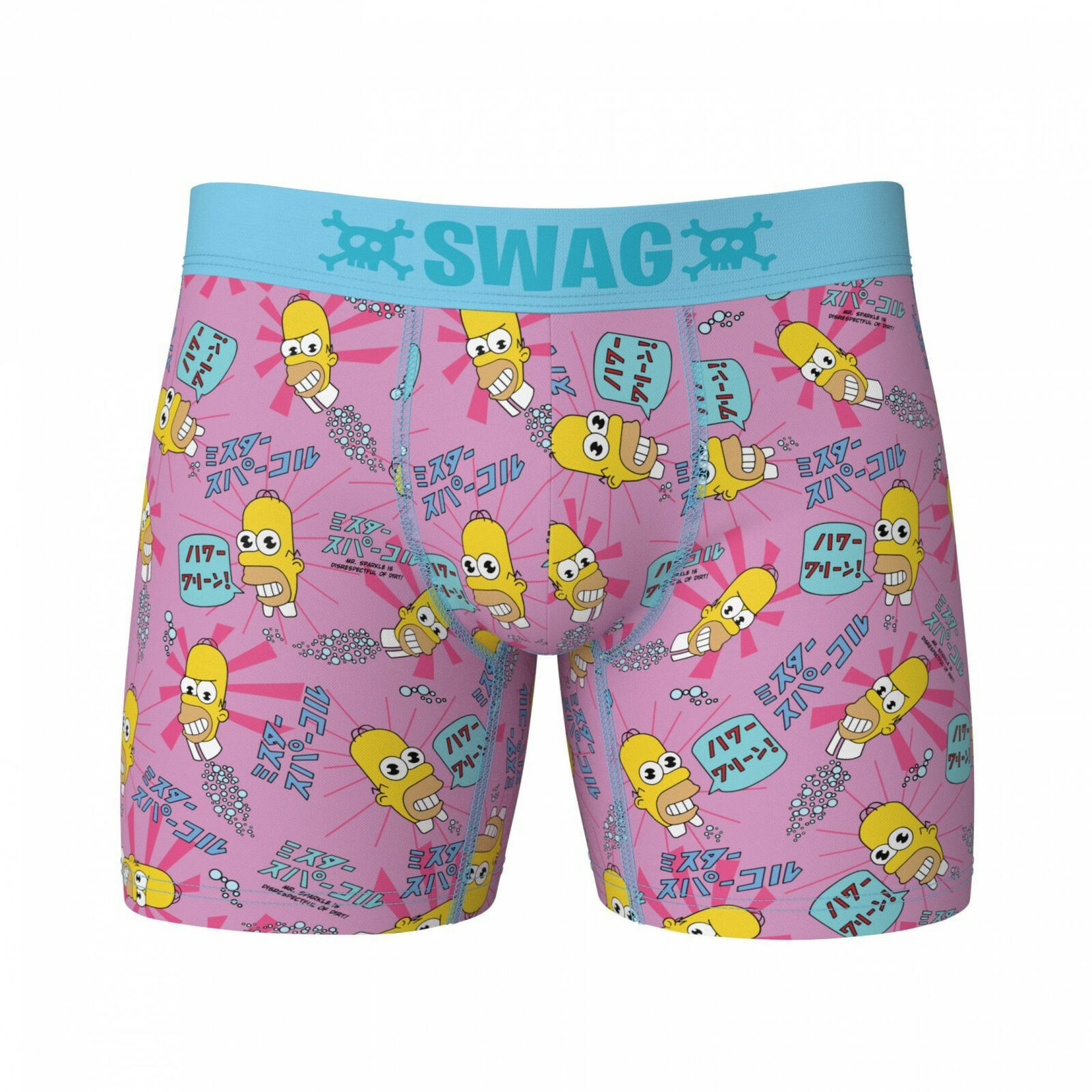 The Simpsons Homer Mr. Sparkle Swag Boxer Briefs Multi-Color - Underwear