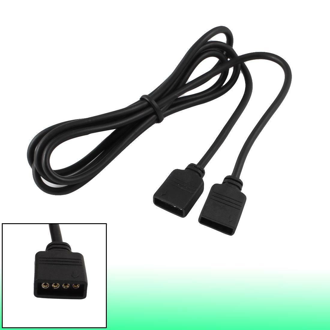 4 pin - 3ft. LED extension cord - fits SMD 3528 5050 5630 16ft 5m LED Lights RGB