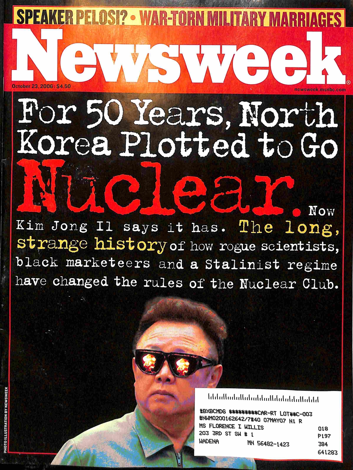Newsweek, October 23 2006 Magazine Back Issues
