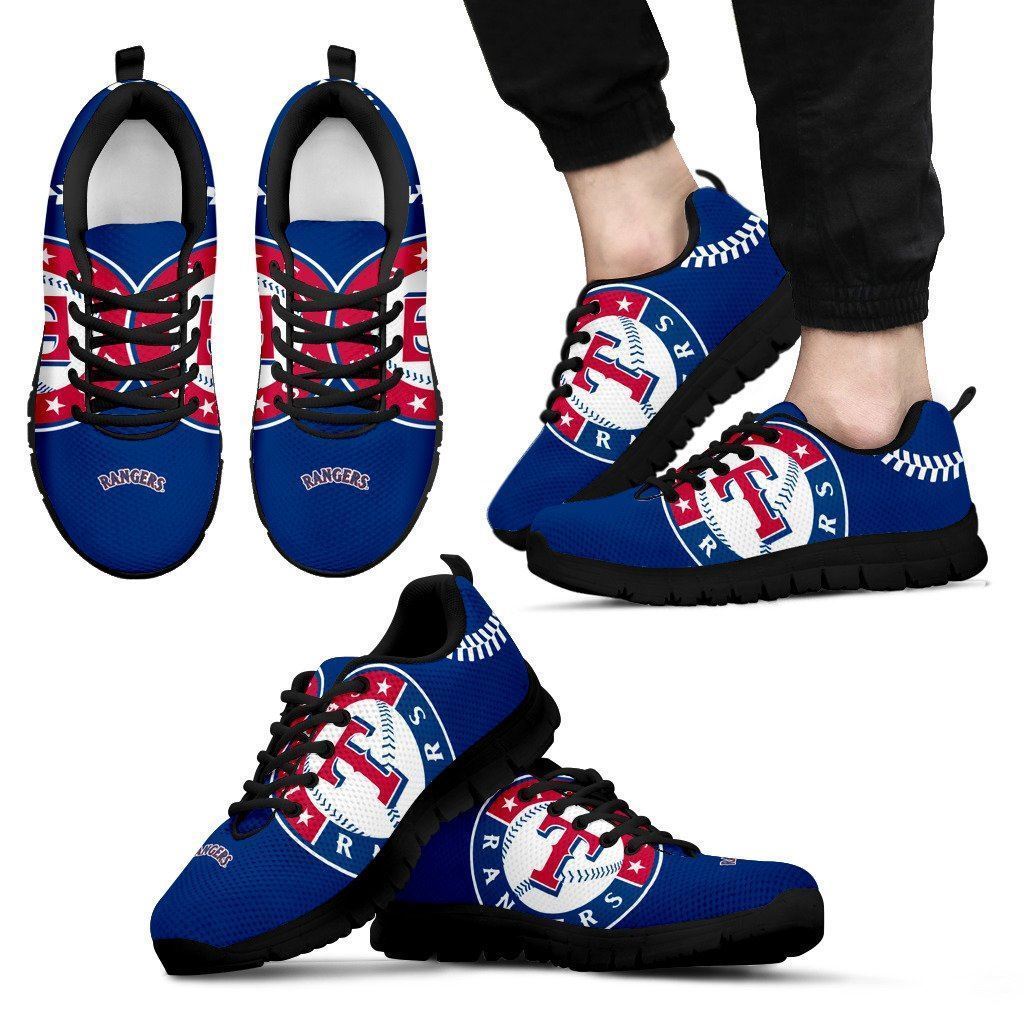 Texas Rangers Fan Custom Unofficial Running Shoes Sneakers Trainers ...