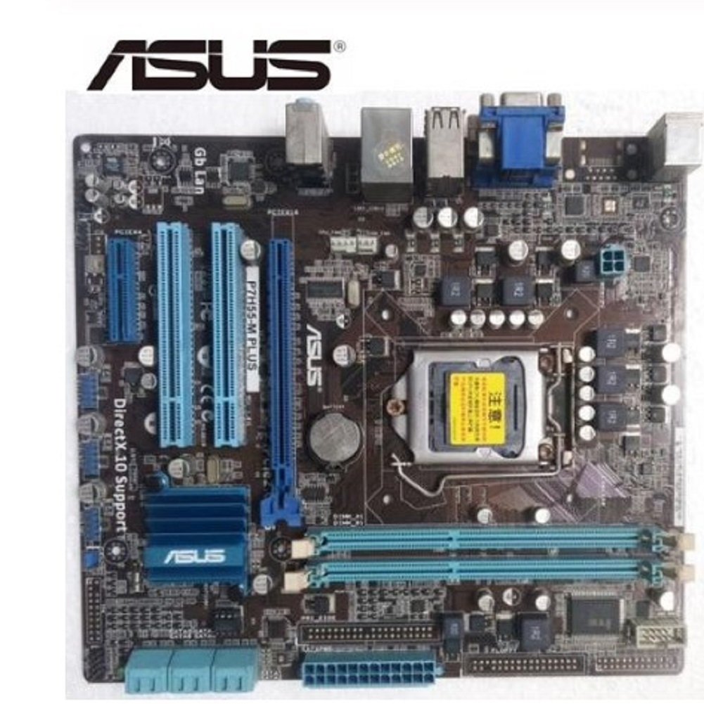 Asus p7h55 m lx подключение