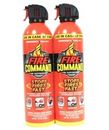 2 Fire Command 16 Oz Safe Non Corrosive Fast Acting Stops Fires Fast Sup... - $42.99