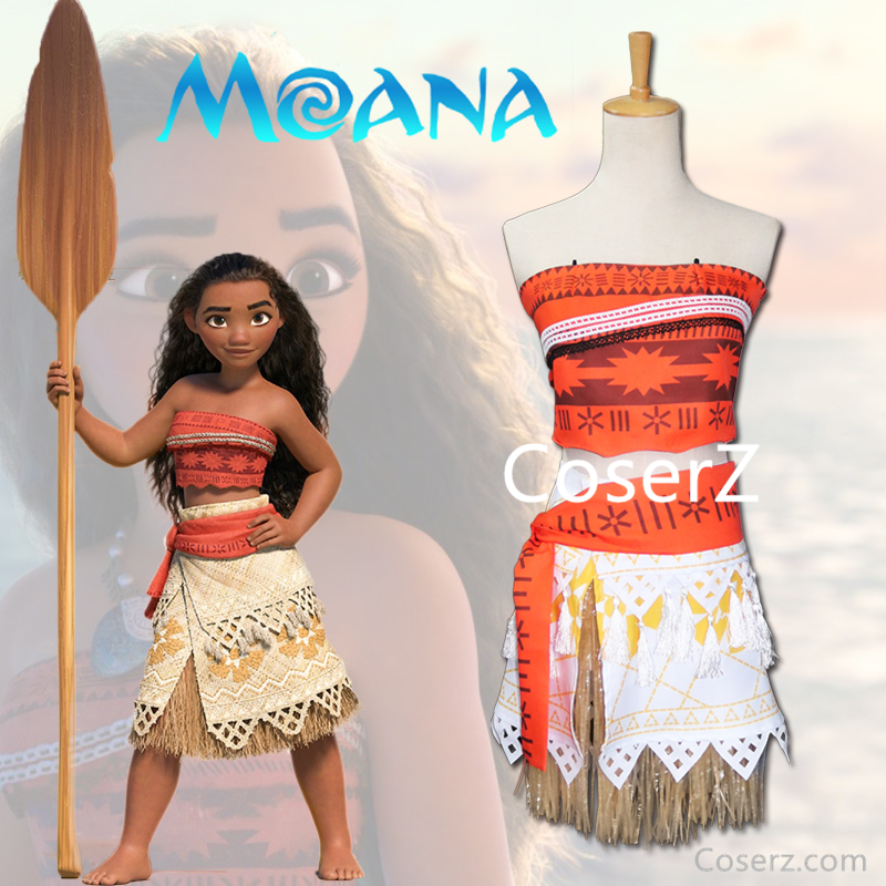 Kids Moana Dress Moana Costume Moana And Similar Items