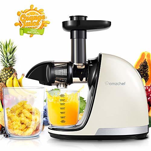 Slow Juicer,AMZCHEF Slow Masticating Juicer Extractor Professional