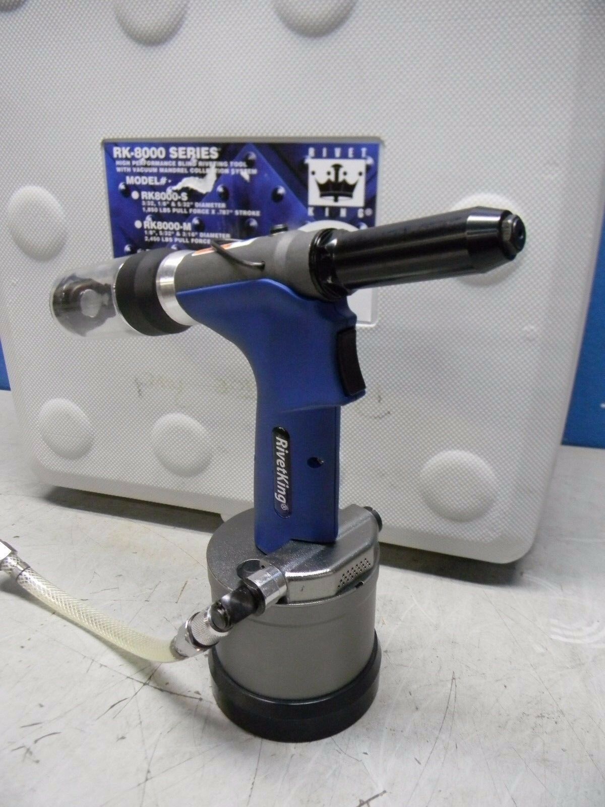 Rivet King Pneumatic Rivet Tool Riveter for 1/8" Rivets RK8000S REPAIR