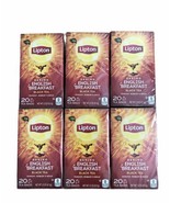 6 Boxes Lipton Daring English Breakfast Black Tea, 20 Bags/Box, Exp 10/2... - $99.00