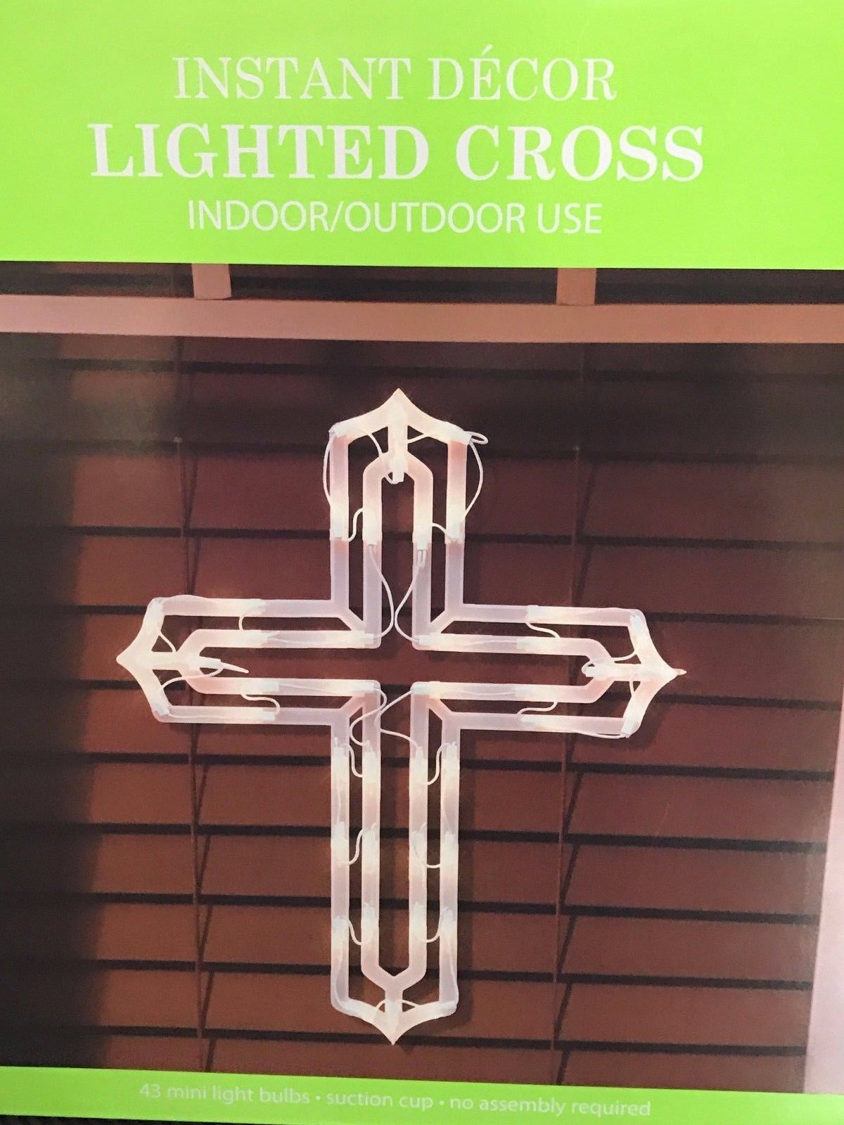 New Easter 43 Super Bright Lighted Cross And 40 Similar Items New Easter 43 Super Bright Lighted Cross Window Wall Silhouette Decoration