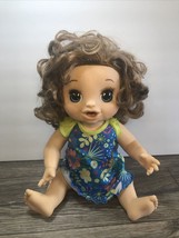 BABY ALIVE Happy Hungry Interactive Doll Toy Brunette 2018 Works! No Acc... - $26.00