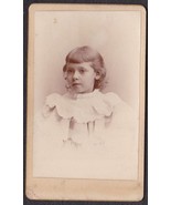 Sara (or) Isara Norris CDV Photo of Pretty Little Girl - Carrington, Eng... - $17.50