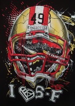 Vtg San Francisco 49ers NFL 49 Heroes I Heart SF Pro Tag USA Tee SZ L - $29.69