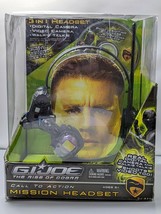GI Joe Rise of Cobra Mission Headset Toy Camera Walkie Talkie Hasbro NEW - $29.65
