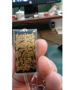 NICHIREN SHU OMAMORI GOHONZON With 22K GOLD KANJIN CHARACTERS With Chain... - £183.87 GBP