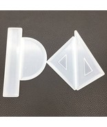 1PC Transparent Silicone Resin Mold Set Ruler Making Moulds DIY Ruler Sq... - $2.50