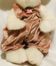 TY 1993 Vintage Sara Attic Treasures Collection White Bunny Plush Collec... - $30.86
