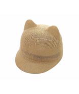Baby Hat Child Cute Straw Hat Visor Sun Hat Beach Hat [B-5] - $16.23