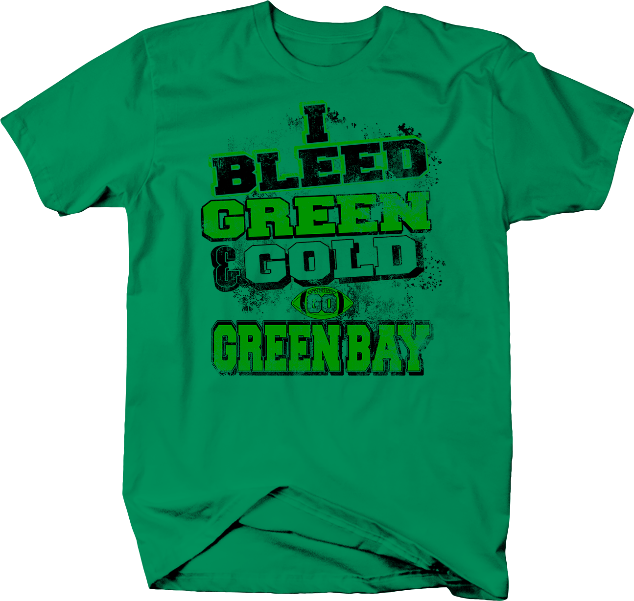 bleed green t shirt