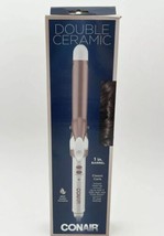 Conair CD701GN Double Ceramic Curling Iron White & Rose Gold 1 Inch  - $28.96