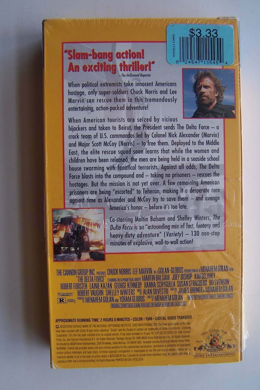 The Delta Force VHS Video Tape - VHS Tapes