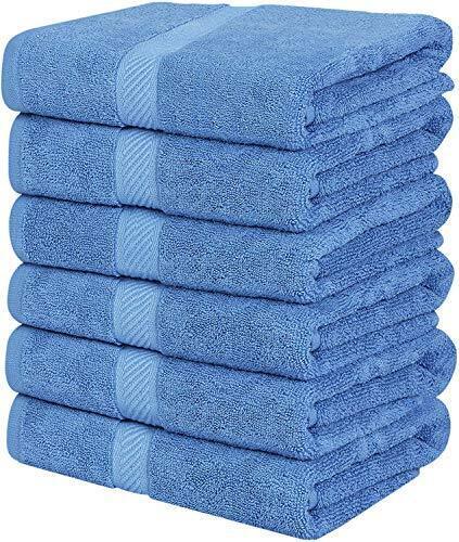 Linteum Textile Supply 27x54 Luxury Bath Towels Highly Absorbent Quick  Drying Towels with 100% Ring-Spun Cotton Material for Home, Hotel, Spa, &  Gym