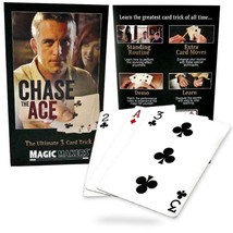 Chase The Ace SEE DEMO Magic Three Card Million Dollar Monte BICYCLE Tri... - $29.99