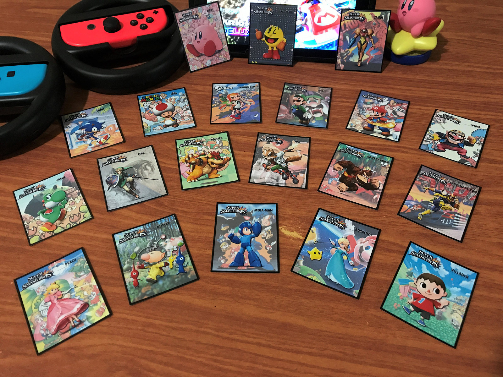 mario kart 8 deluxe amiibo cards