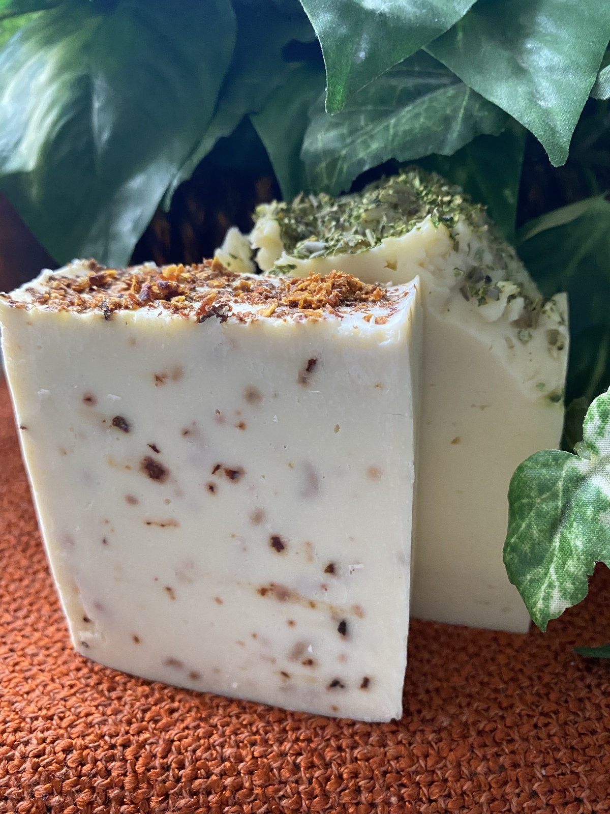 Primary image for Handmade Just Peachy and Olive Oil Coconut Milk Soap Bundle (Set of 2)