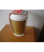 Starbucks 2018 Gold Glitter Cup Holiday Christmas Tree Ornament - $13.04