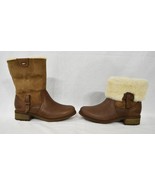 UGG Chyler Demi Leather &amp; Sheepskin Cuff Ankle/Short Boots US Women&#39;s 7/... - $149.00