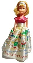 Vintage 7.5&quot; Plastic Doll--Humpty Dumpty Dress--Hong Kong - $13.00