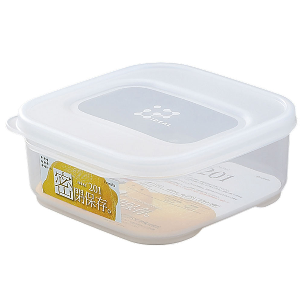 INOMATA Food Storage Sealed Container 17.5 oz (520ml) Clear