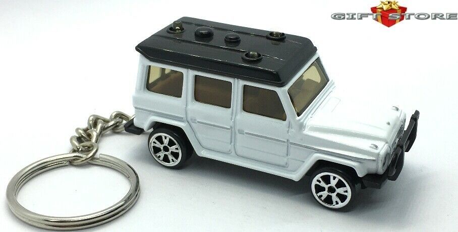 RARE KEY CHAIN RING WHITE MERCEDES G CLASS WAGON G WAGEN CUSTOM LIMITED ...