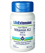 THREE PACK Life Extension Low Dose Vitamin K2 MK-7 bone density heart - $32.00
