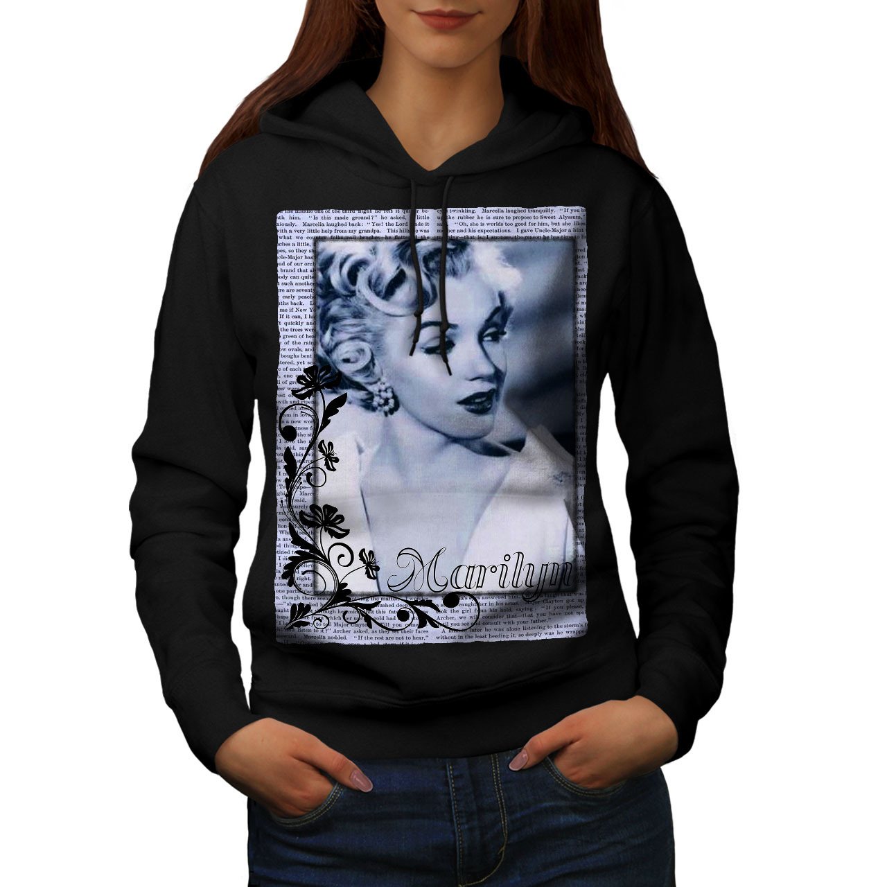 marilyn monroe hoodie women's