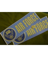 2 pack of stickers USAF United States Air Force seal outside vinyl decal - $9.90