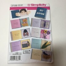 Simplicity 3709 Soft Book Cat Butterfly Shoe Dog Bird Nest Flower - $11.64
