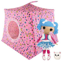 Pink Toy Tent, 2 Sleeping Bags, Flower & Heart Print for Dolls, Stuffed Animals - $24.95