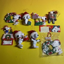 Vintage Peanuts: Lot of 8 Christmas Ornament Assorted / BG - $99.52