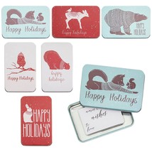6 Pack Tin Gift Card Boxes With Lids For Stocking Stuffers, 6 Christmas ... - $27.99