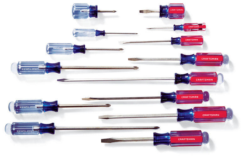 CRAFTSMAN Screwdriver Set, Slotted & Phillips, 14Piece (CMHT65045