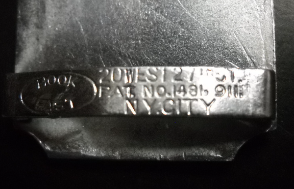 Hook Fast Belt Buckle Silver Colored 