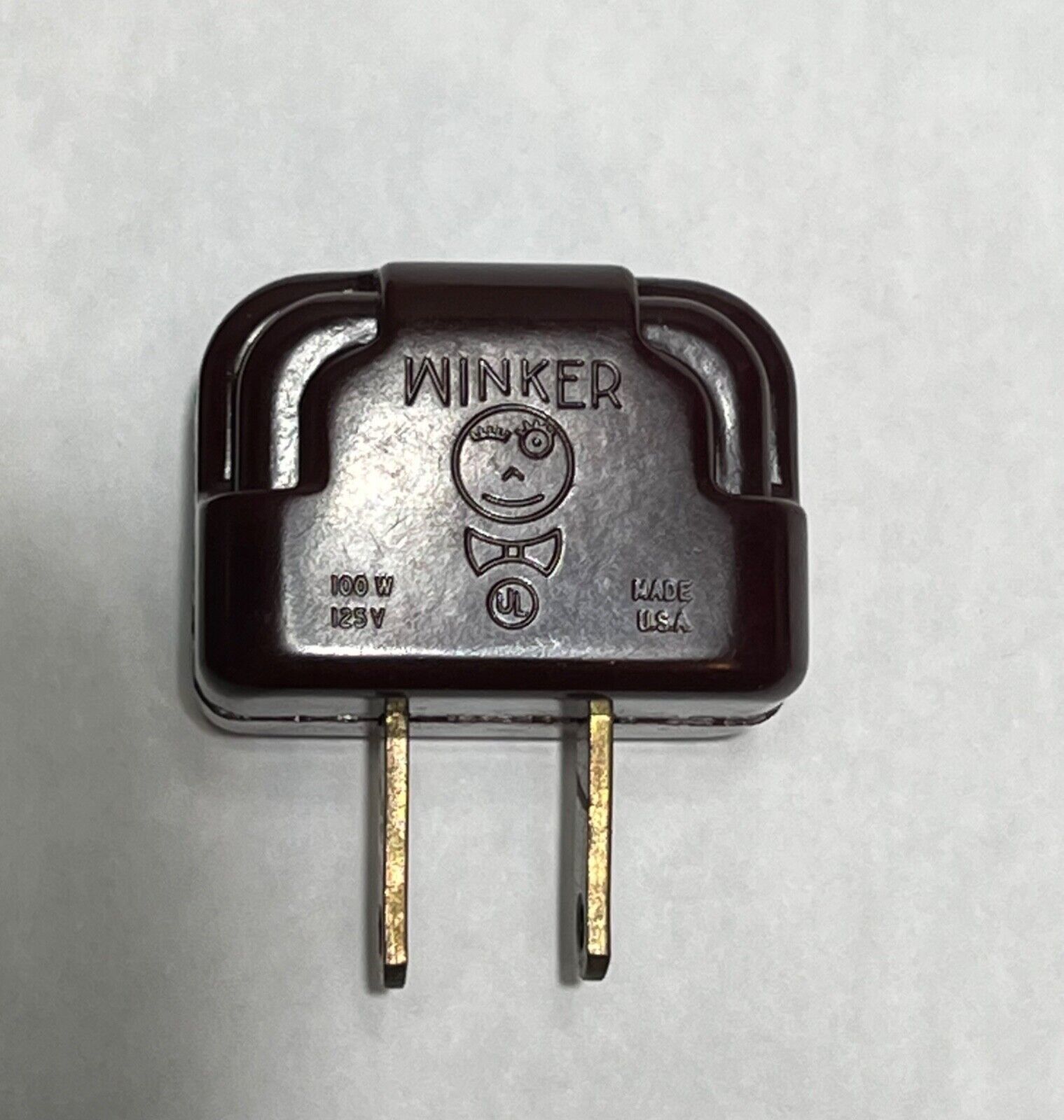 Vintage Bakelite Winker Light Flasher Blinker Plug 100W Christmas Lights Tested Lights